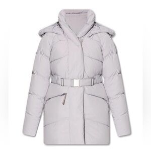 100% Authentic Guarantee Canada Goose Marlow belted down coat Grey Size small